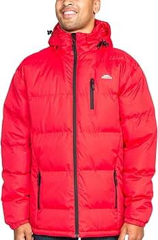 CLIP - MALE PADDED JKT - RED XXXL at Amazon Men's Clothing store